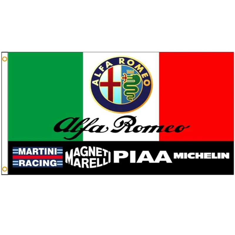 

2x3ft/3x5ft/4x6ft Italy Alfa Romeo Flag