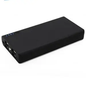 Black NO Battery Портативный внешний аккумулятор, солнечное зарядное устройство, чехол, светодиодный фонарик, 4 USB порта, внешний аккумулятор, корпус, сделай сам, питание от 18650 - Цвет: Black NO Battery