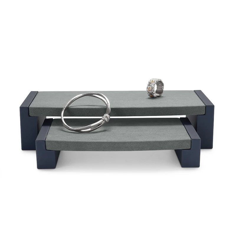 Oirlv New Light Luxury PU Leather Creative Stool Jewelry Display Props Necklace Jewelry Display Display Set