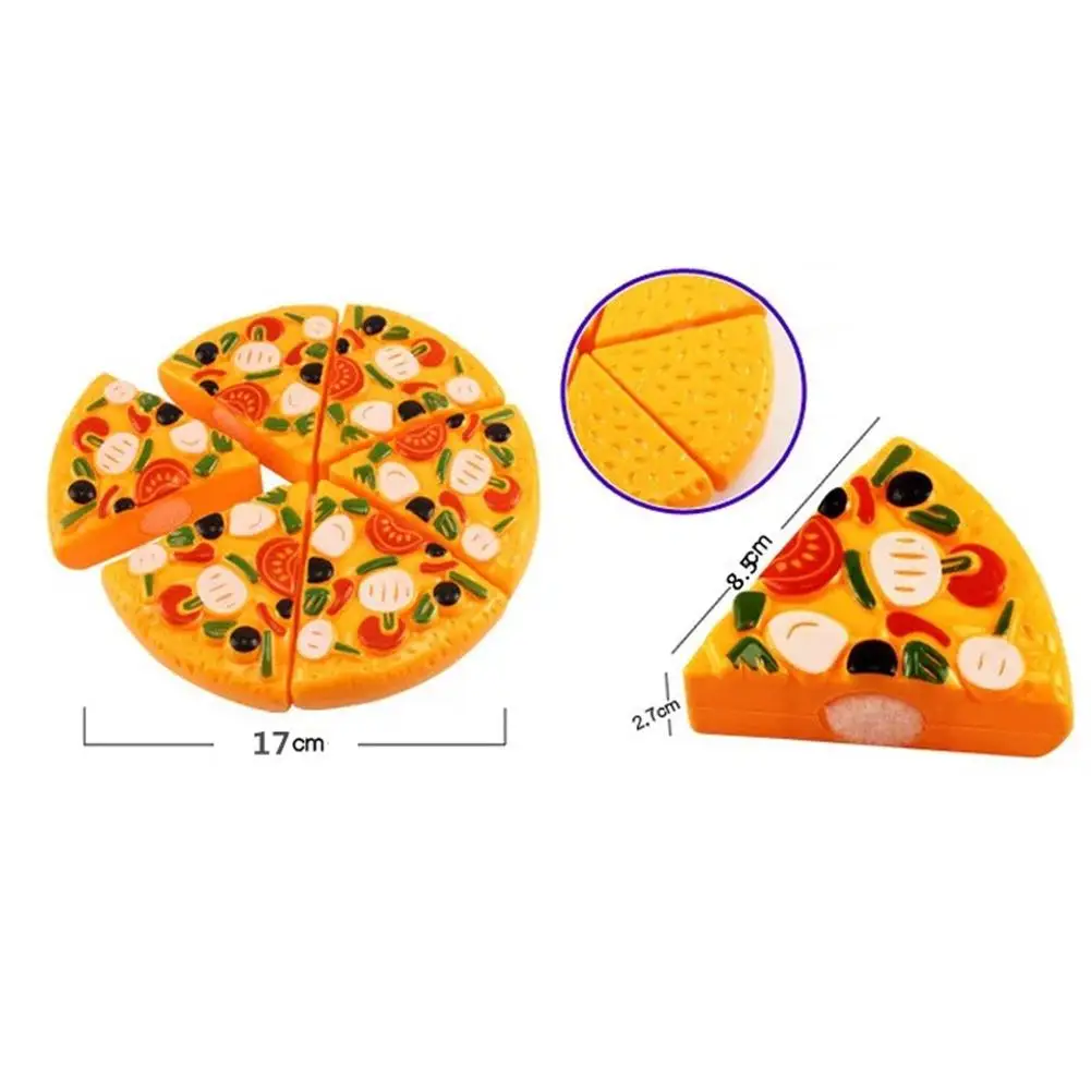 

6/9Pcs Children Kids Pizza Cutting Kitchen Cooking Pretend Role Play Toy Set