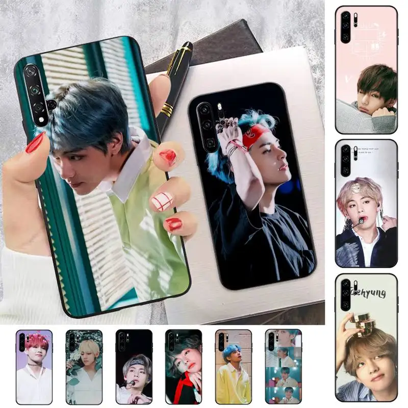 FHNBLJ V Kim Tae Hyung K Pop чехол для телефона huawei P 6 7 8 9 10 20 30 40 pro plus lite p9 2016 | Мобильные