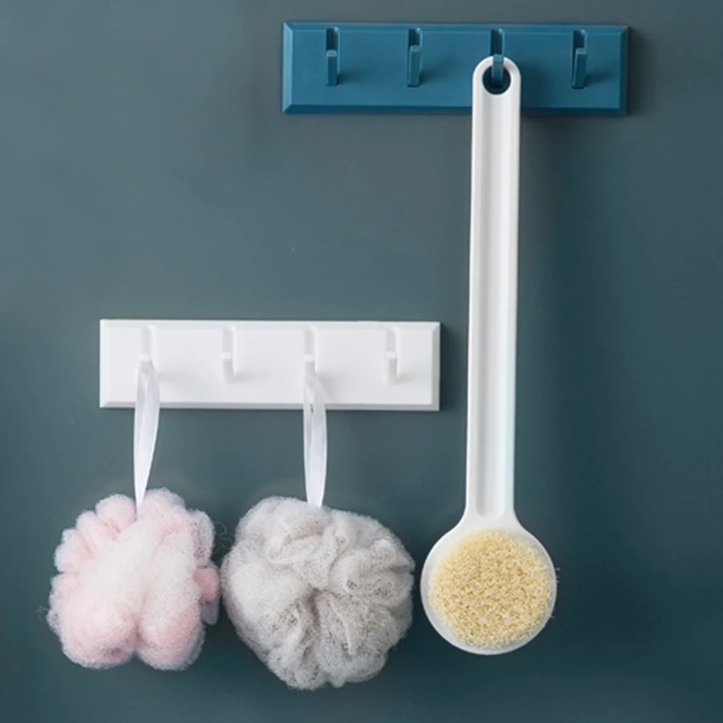 

Wall Hook 4-hook Hanger Bathroom Toilet Towel Cloth Tool Storage Wall Mounted Holder