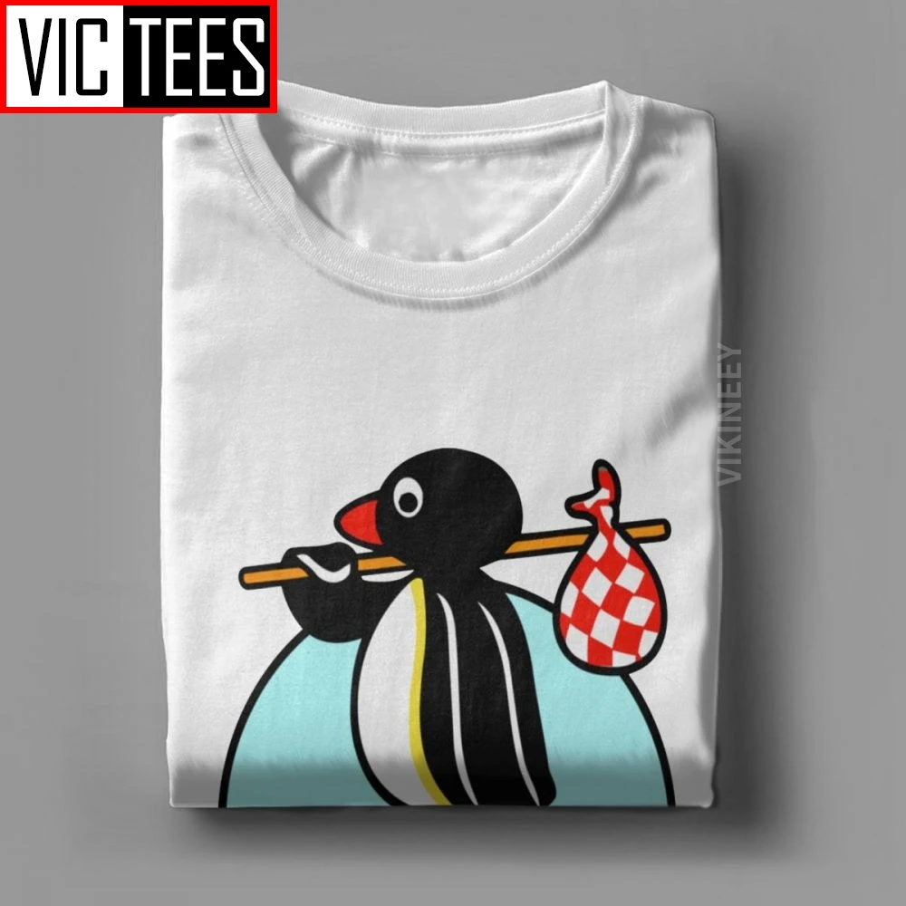 Мужская футболка с пингвином и гайкой забавная ретро из 100% хлопка