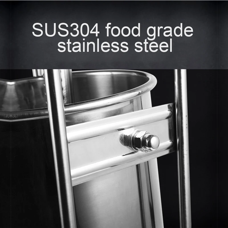 10л электрическая домашняя сосиска Вертикальная клизма машина Нержавеющая сталь