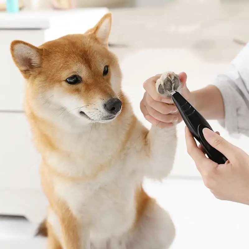 

Electric Pet Nail Hair Trimmer Grinder Cat Dog Grooming Tool Shearing Cutter USB Rechargeable Dog Haircut Paw Shaver Clipper