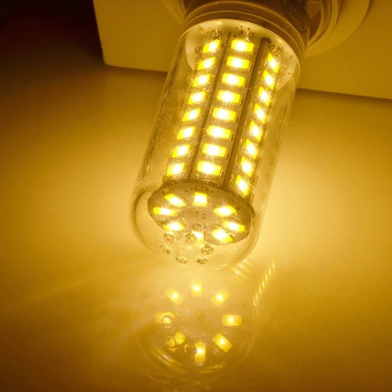 Светодиодная лампа Е27/Е14 SMD5730 для светильников 220 В 24/36/48/56/69/72 светодиода|e14 led bulb