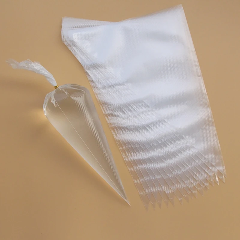 100 шт кухонный пластиковый кондитерский мешок одноразовый для украшения торта