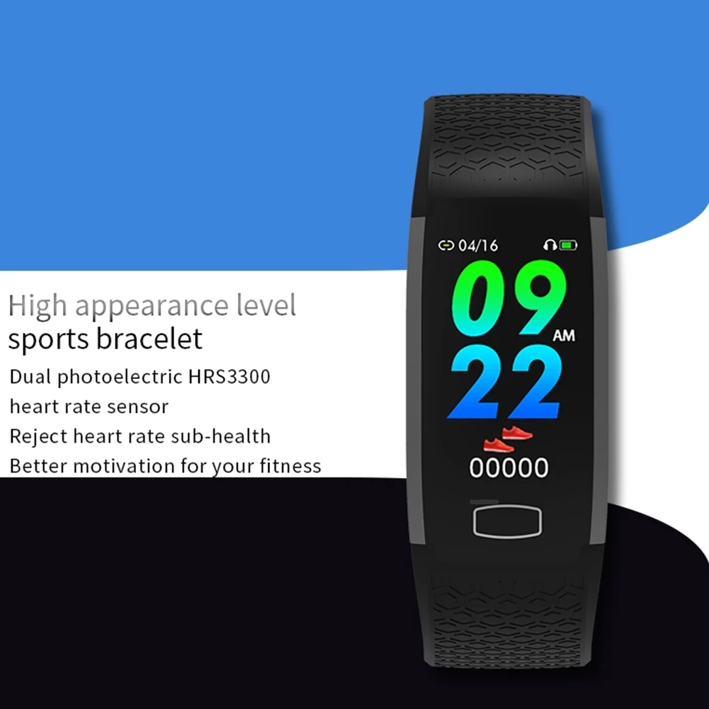 Смарт браслет с сенсорным экраном 1 дюйма функцией отслеживания состояния