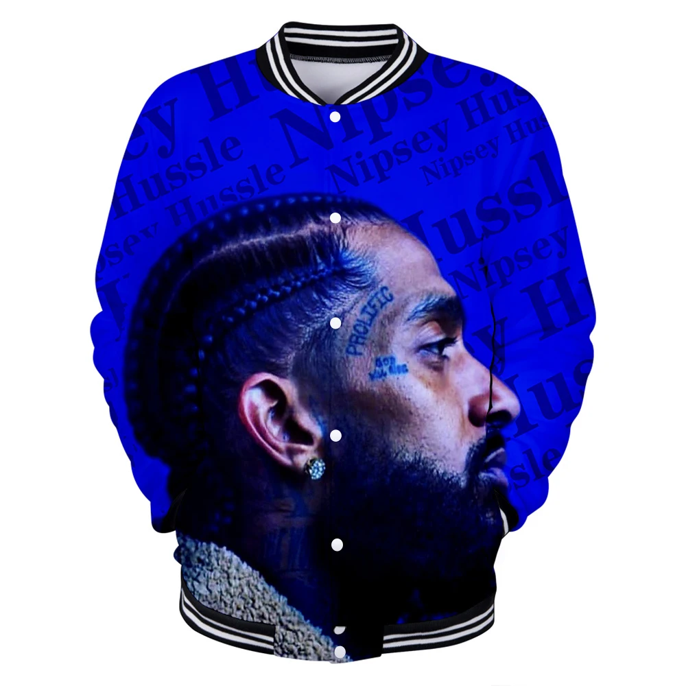 nipsey hussle 3D бейсбольная форма новые мужские/женские весенние повседневные бейсбольные куртки Harajuku Одежда Плюс Размер Уличная