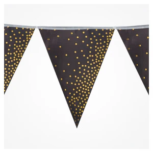 Черное золото бронзовая специальная одноразовая бумажная посуда для вечерние