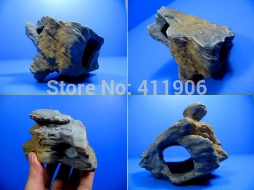 Новая многофункциональная цихлид каменная керамика аквариумный Декор скальная пещера орнамент аквариум для укрытия, скрытия, нереста