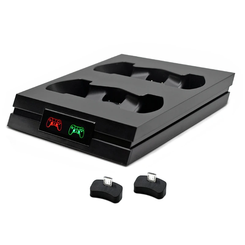 Беспроводное зарядное устройство для PS4 Slim Pro док станция быстрой зарядки с двумя