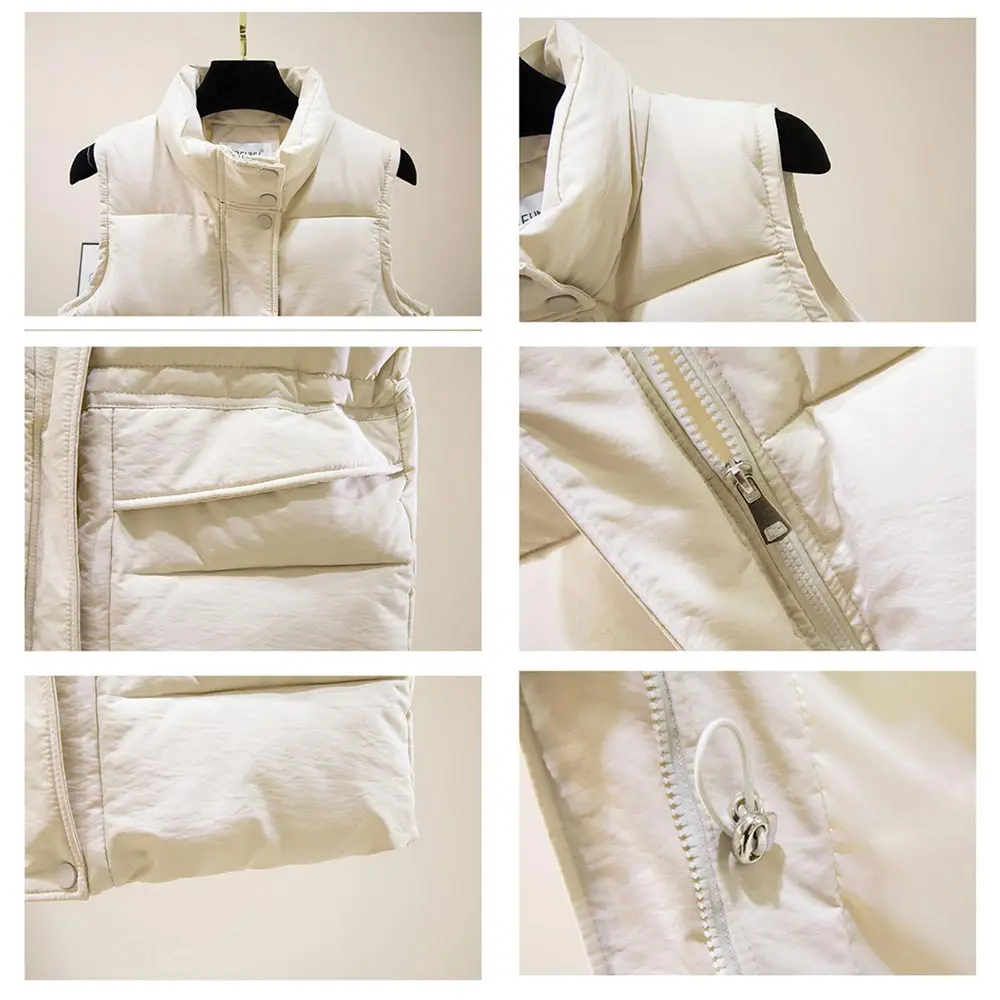 Новинка Осенний жилет женский зимний короткий новый корейский хлопковый с