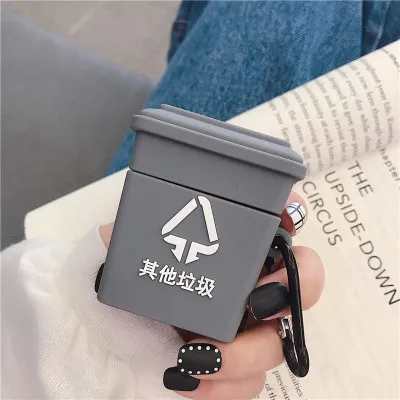 DVS-58 Милый мультфильм 3D авокадо брелок силиконовый чехол для Apple Airpods Мягкий противоударный чехол для New air pod 2 acessorios - Цвет: DVS-58