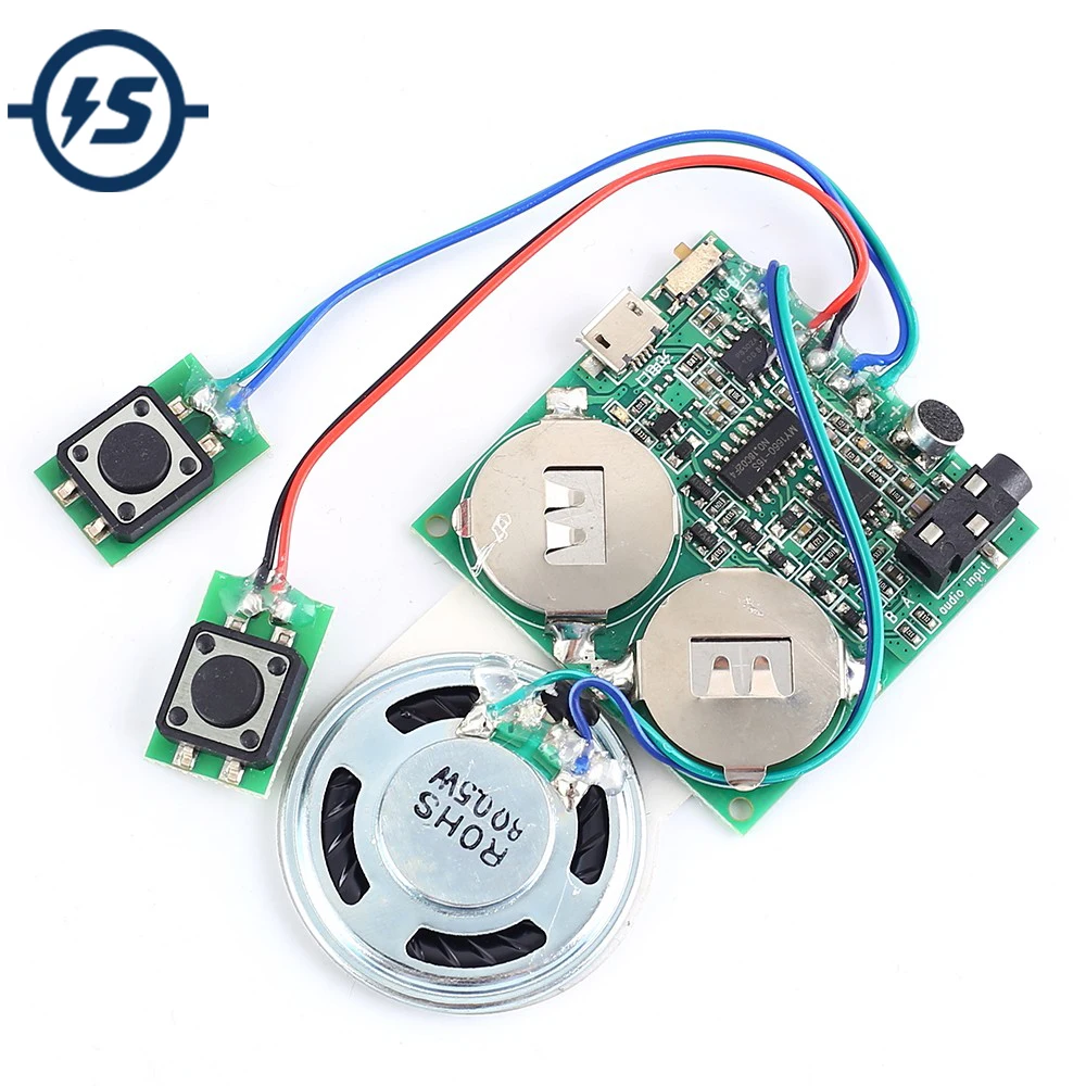 Микросхема для записи поздравительной открытки 8 минут звука музыки/подарочной