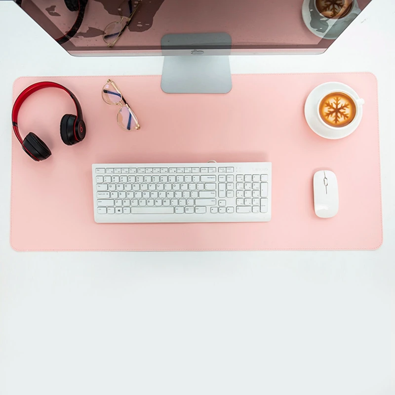 

1PC Office Accessories Large Size Mouse Pad Desk Mat Leather Pads Gaming Gamer Anti-slip Keyboard Mouse Pad For Laptop PC