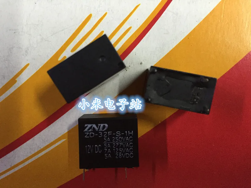 

ZD-32F-S-1H 24VDC Zhende relay 5A 250V 4 feet normally open JZC-32F 024-HS