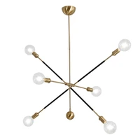 postmodern geometric line magic bean chandelier living room dining room lamp personality style designer apartment chandelier e27