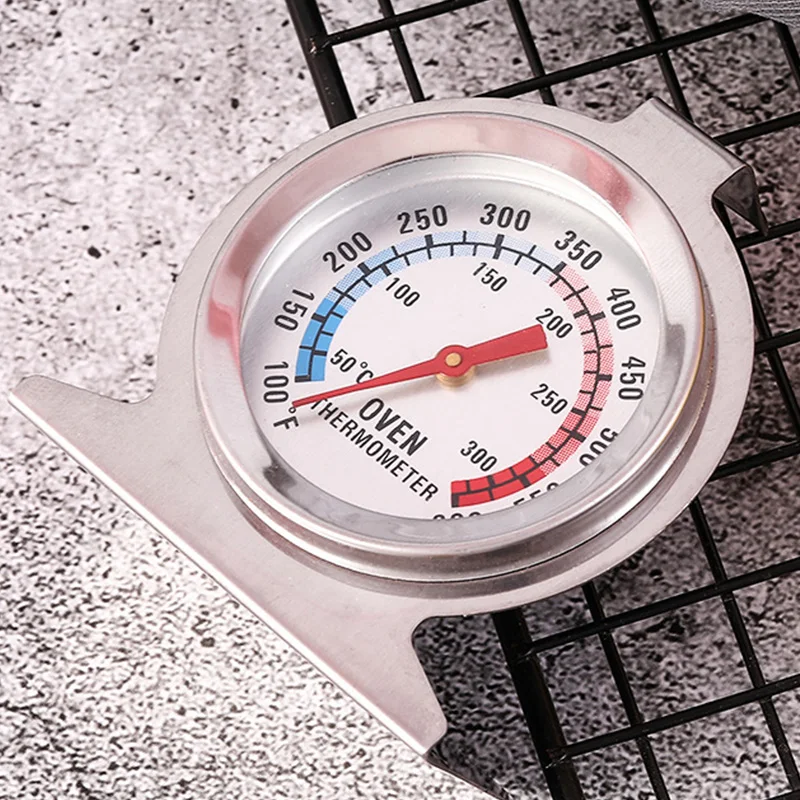 

6 Pcs Dial Oven Thermometer Barbecue BBQ Temperature Stand Up Temperature Gauge Kitchen Baking Supplies