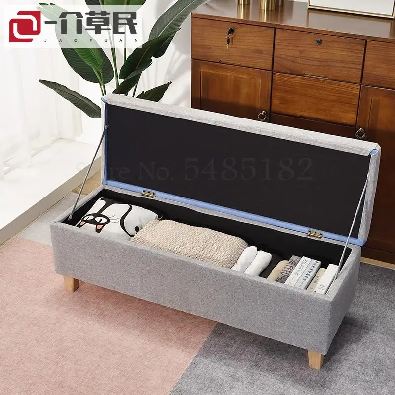 Стул для хранения дивана скамейка стул из ткани одежды обуви массива дерева |