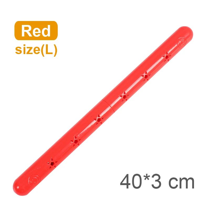 Red L Ruizhi 2 шт./компл. детей звук гимнастические палки батон детское снаряжение для фитнеса детский сад деятельности на открытом воздухе спортивные игрушки RZ1127 - Цвет: Red L