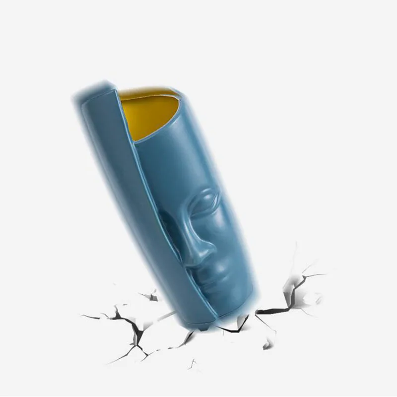 Европейский стиль искусственное украшение антикерамическая пластиковая ваза