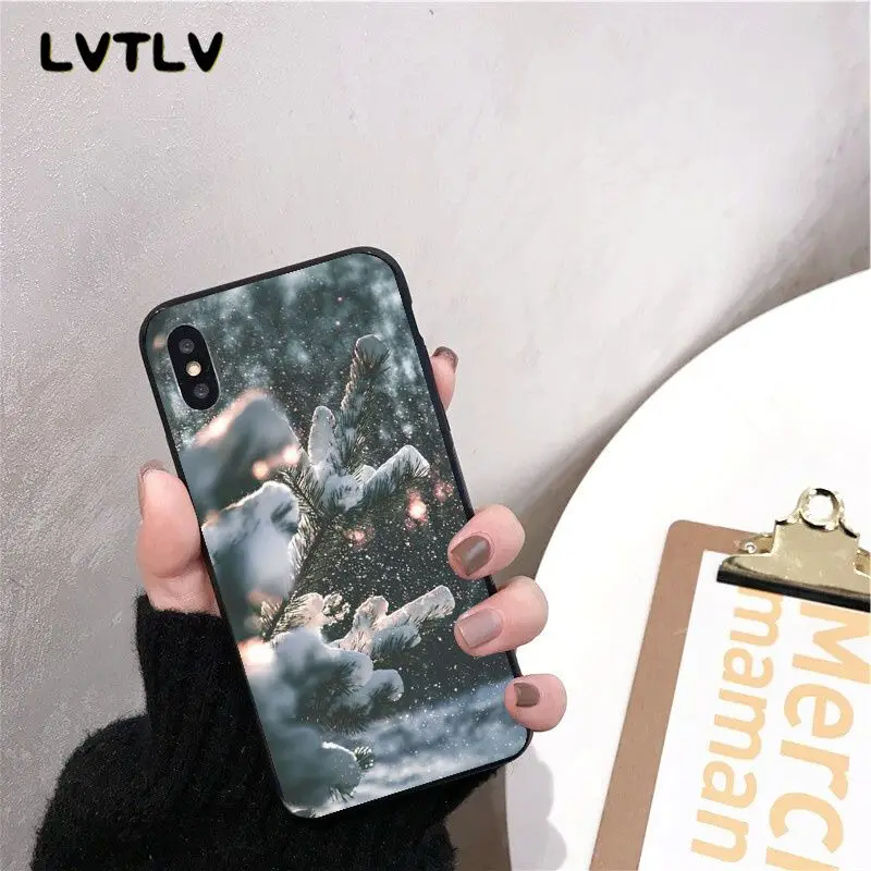 Пейзаж зимний светильник Снег DIY роскошный высококачественный чехол для