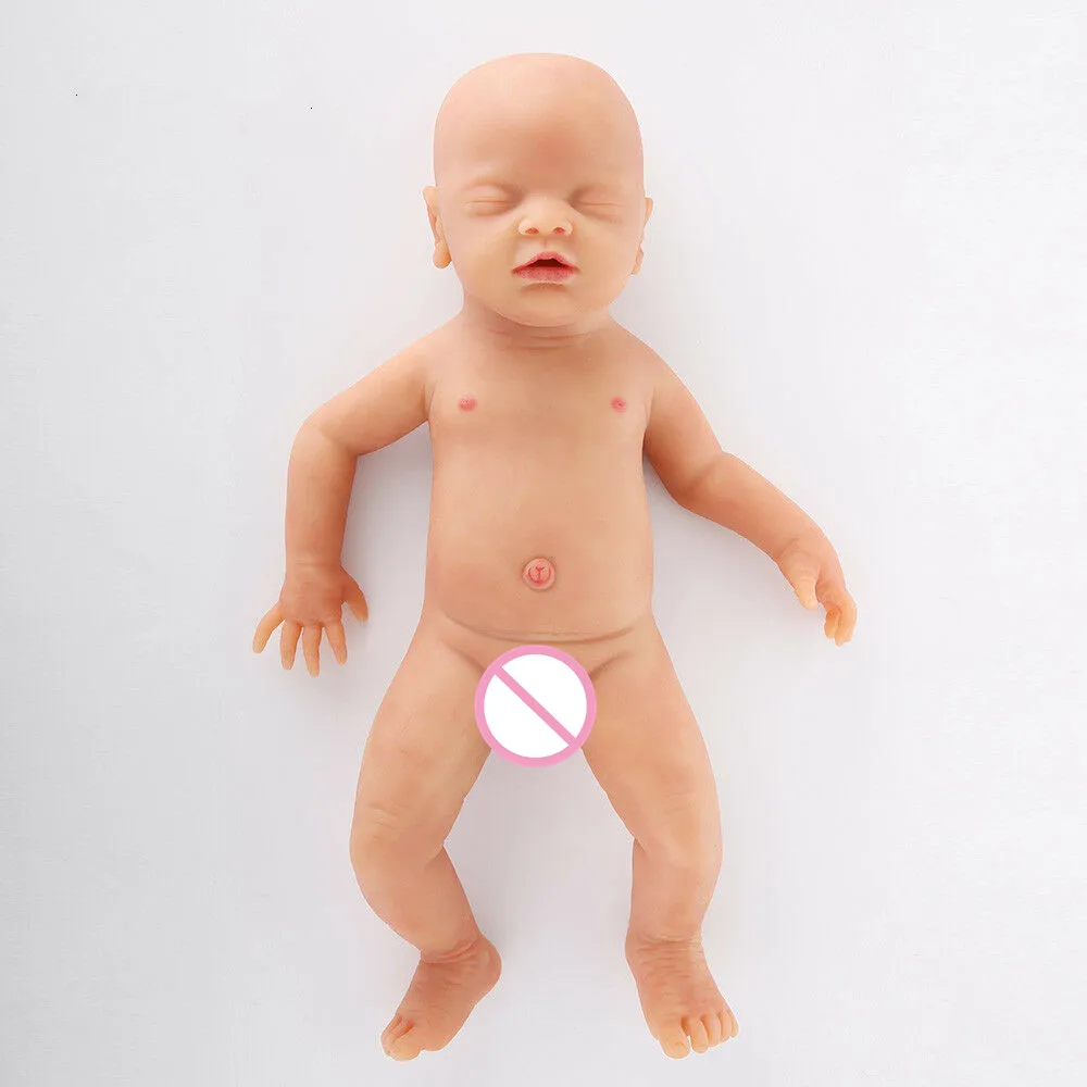 

18 дюймов Мягкие силиконовые детские глаза-Закрытые реалистичные куклы Reborn для мальчиков, игрушки для девочек, игрушки для детей