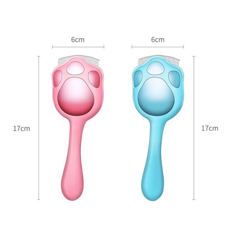 

Hair Removal Comb for Dogs Cat Detangler Fur Trimming Dematting Deshedding Brush Grooming Tool For matted Long Hair Curly Pet .
