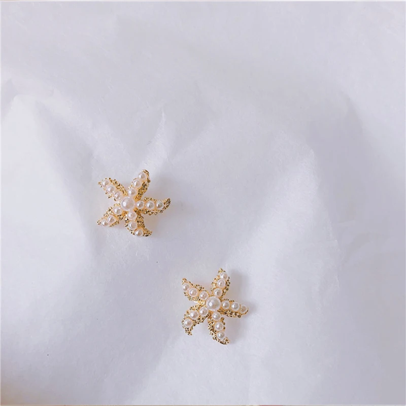 Серьги-гвоздики в виде пентаграммы Корейском стиле | Украшения и аксессуары