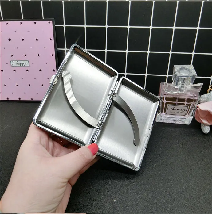 14-20 сигарет женский тонкий Портсигар сигарета коробка Автоматическая крышка