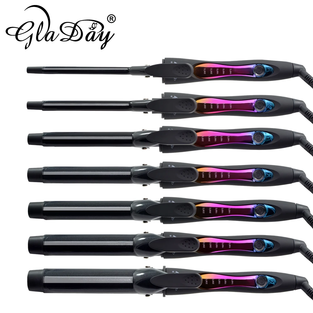 2019 новое поступление профессиональные керамические щипцы для завивки волос