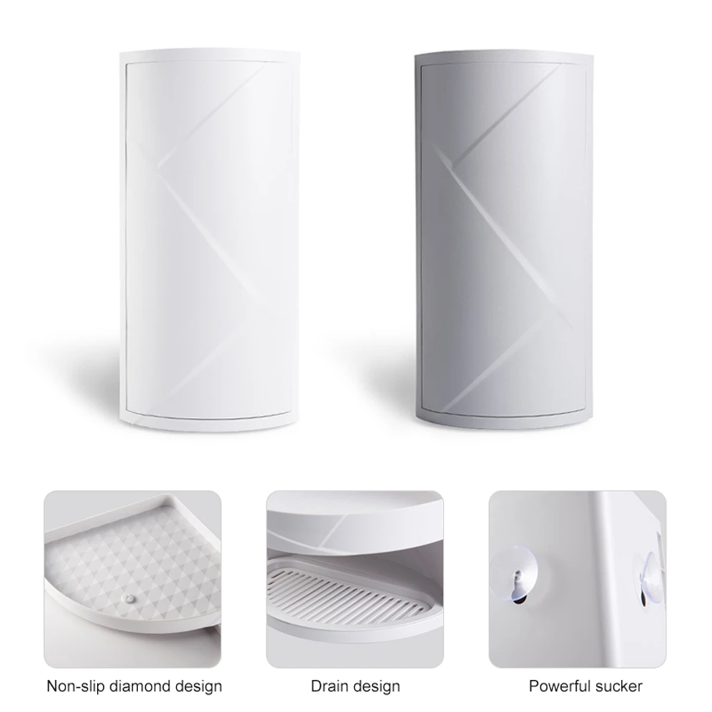 Pawaca Ванная комната 360 градусов Поворотный Скрытая хранения Настенный Держатель