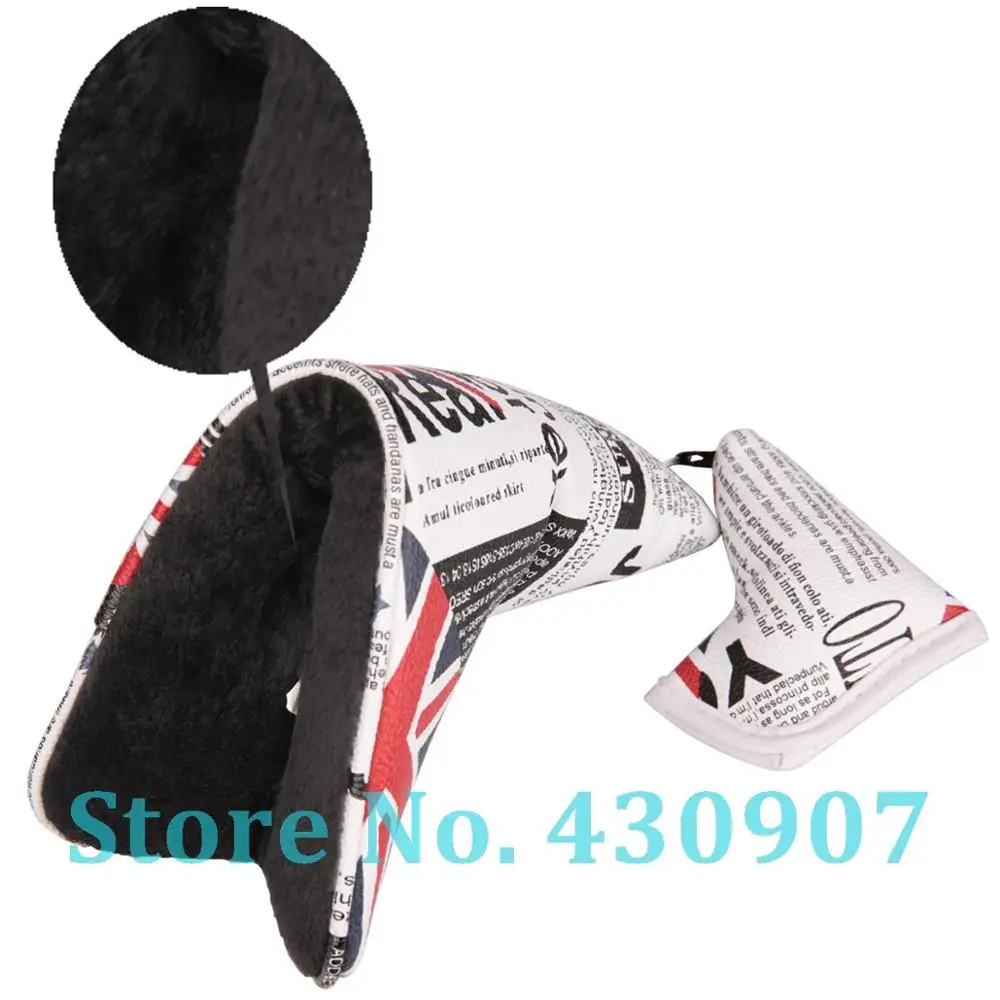 Новинка 1 шт. флаг Великобритании клюшка для гольфа крышка головы лезвие с мини