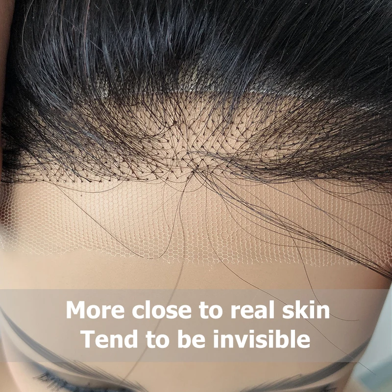 Невидимый HD кружева закрытие волос прямо бразильский Реми человеческие волосы 5X5