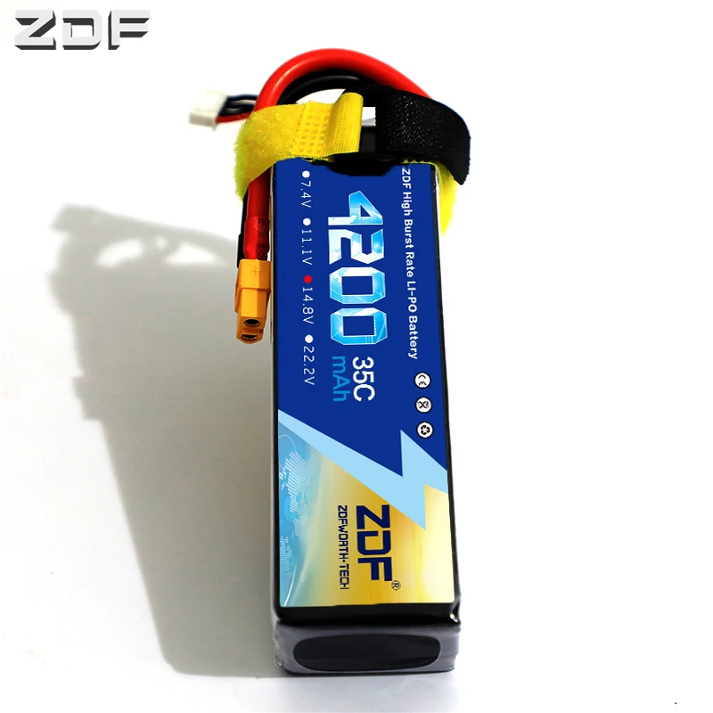 ZDF RC Lipo аккумулятор 14 8 в 4200 мАч 35C Max 70C для вертолет Qudcopter автомобиль самолет |