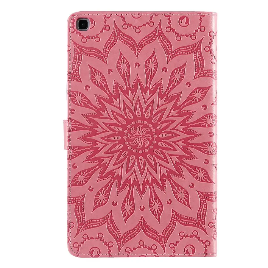 Чехол из искусственной кожи с 3d рисунком подсолнуха для Samsung Galaxy Tab A 8 0 2019 дюйма