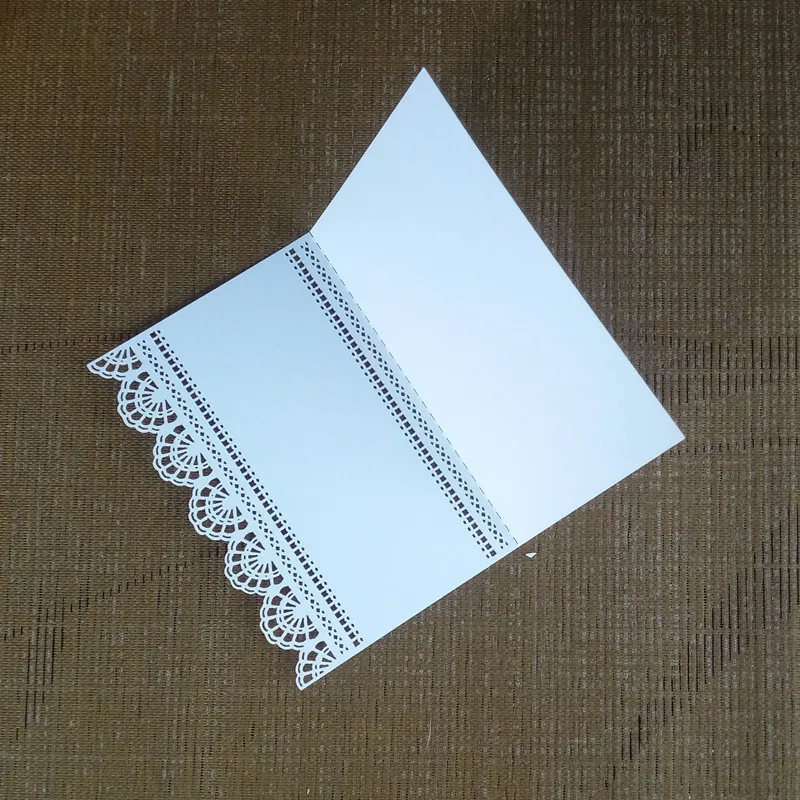 50 шт. креативные настольные визитницы с лазерной резкой 6ZZ24|Открытки и