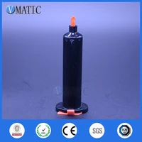 free shipping wholesale 500 sets 30ccml black glue dispensing pneumatic cylinder uv syringe barrel with piston stopper