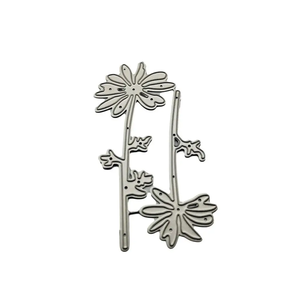 

Flowers 2022 Metal Cutting Dies Stencil Scrapbooking DIY Album Stamp Paper Card Mold Embossing Decor
