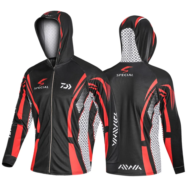 Одежда Daiwa для рыбалки мужская куртка с длинным рукавом солнцезащитное дышащее