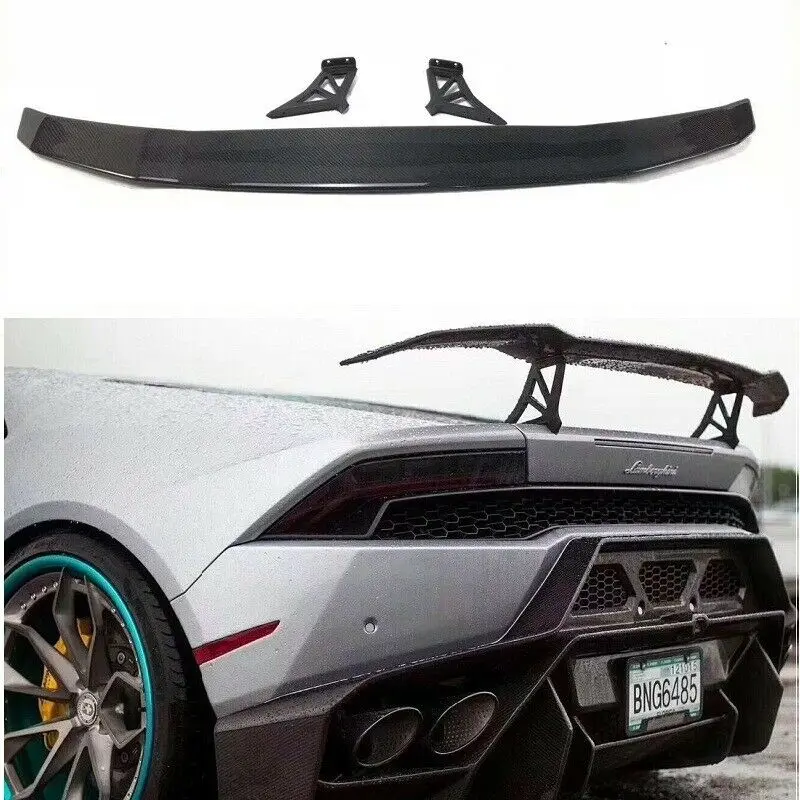 

Carbon Fiber Rear Spoiler Deck Lid Wing Fit for Lamborghini Huracan LP610 LP580