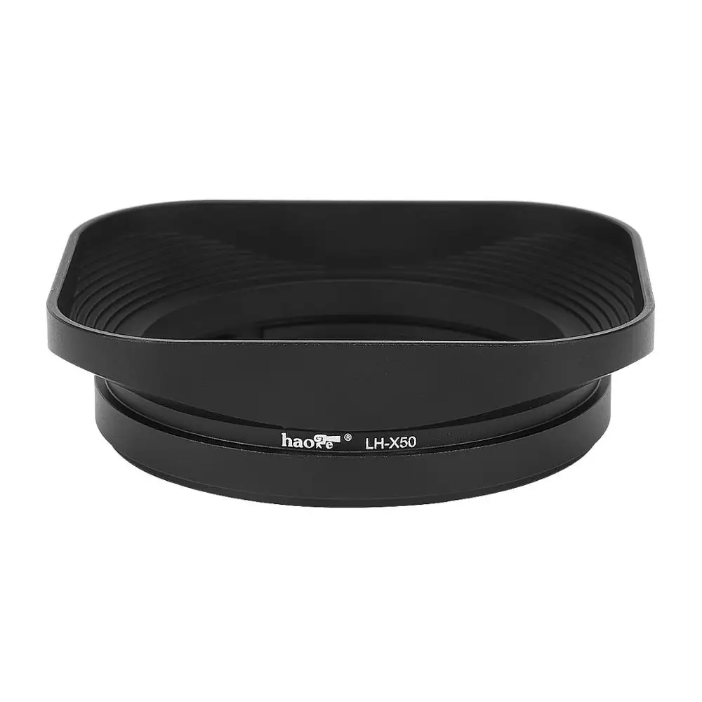 Квадратная Металлическая бленда Haoge для объектива Fuji XF 50 мм F2 R WR | Электроника