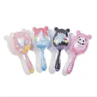 Расческа для укладки волос женская, с мультяшным принтом, салонная расческа, прямые вьющиеся волосы