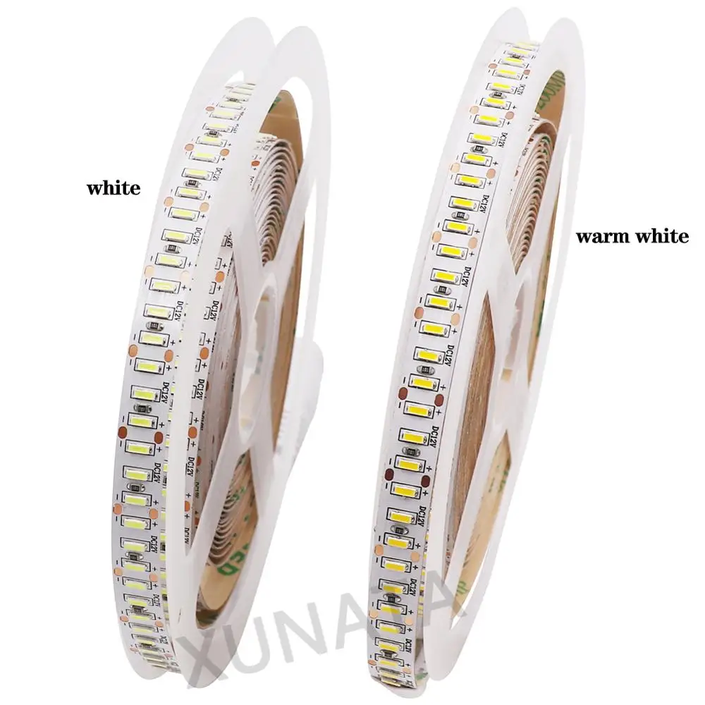 5 м DC12V SMD светодиодные полосы 3014 204 светодиодный s/M гибкая Водонепроницаемая светодиодная лента с разъемом постоянного тока EU/US/UK/AU разъем питания