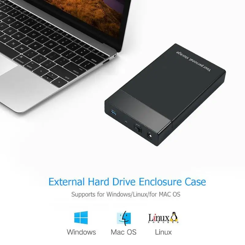 Чехол для внешнего жесткого диска с интерфейсом USB 3 5/SATA3 0 ТБ | Компьютеры и офис
