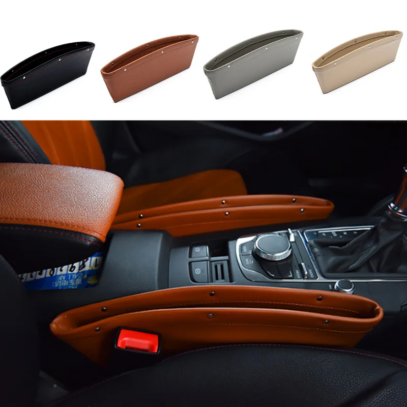 

Car styling Car Seat Organizer Slit Gap Pocket Storage Box for Renault Koleos Clio Scenic Megane Duster Sandero Captur Twingo