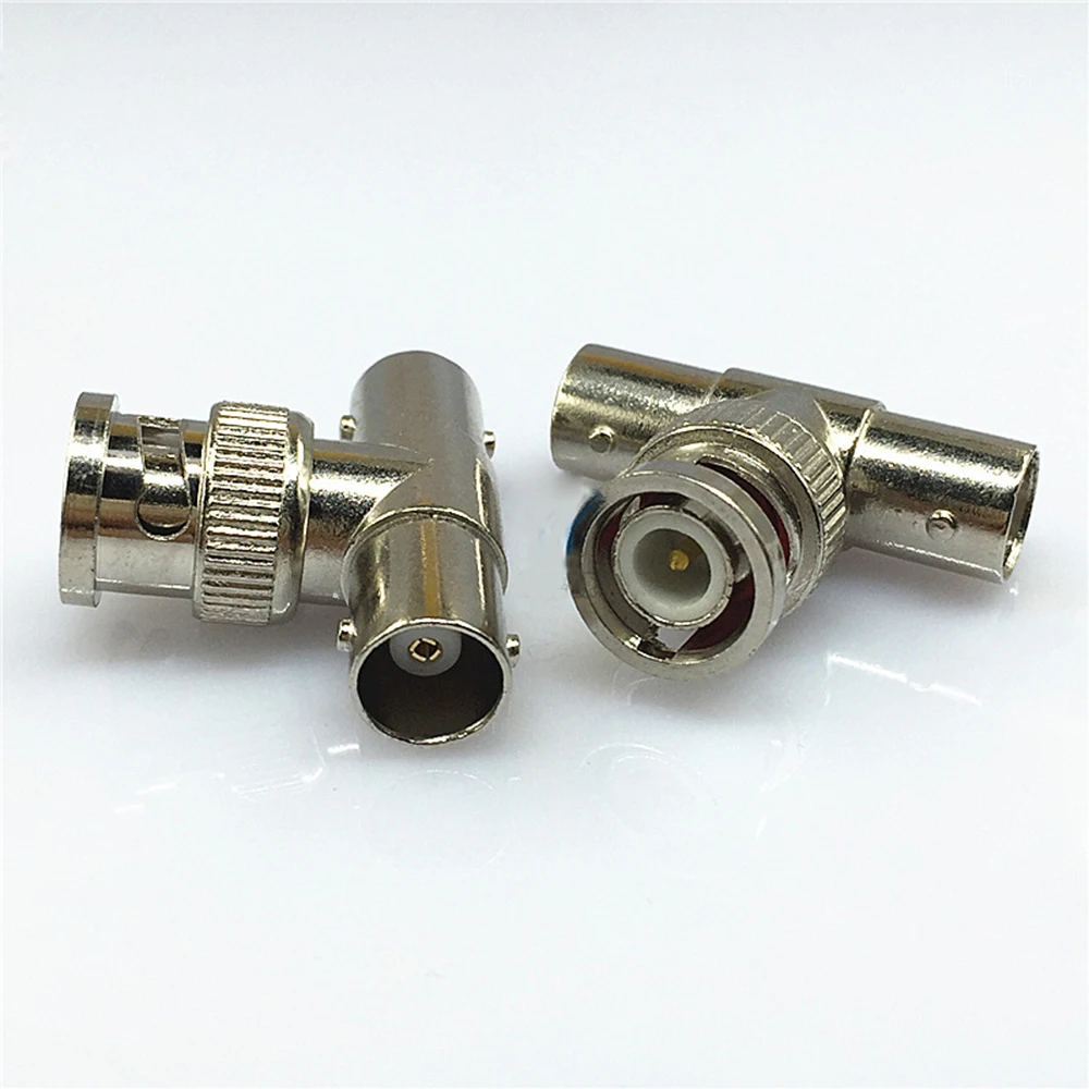 Сплиттер BNC из чистой меди переходник с тремя штекерами разъем Q9 коаксиальный