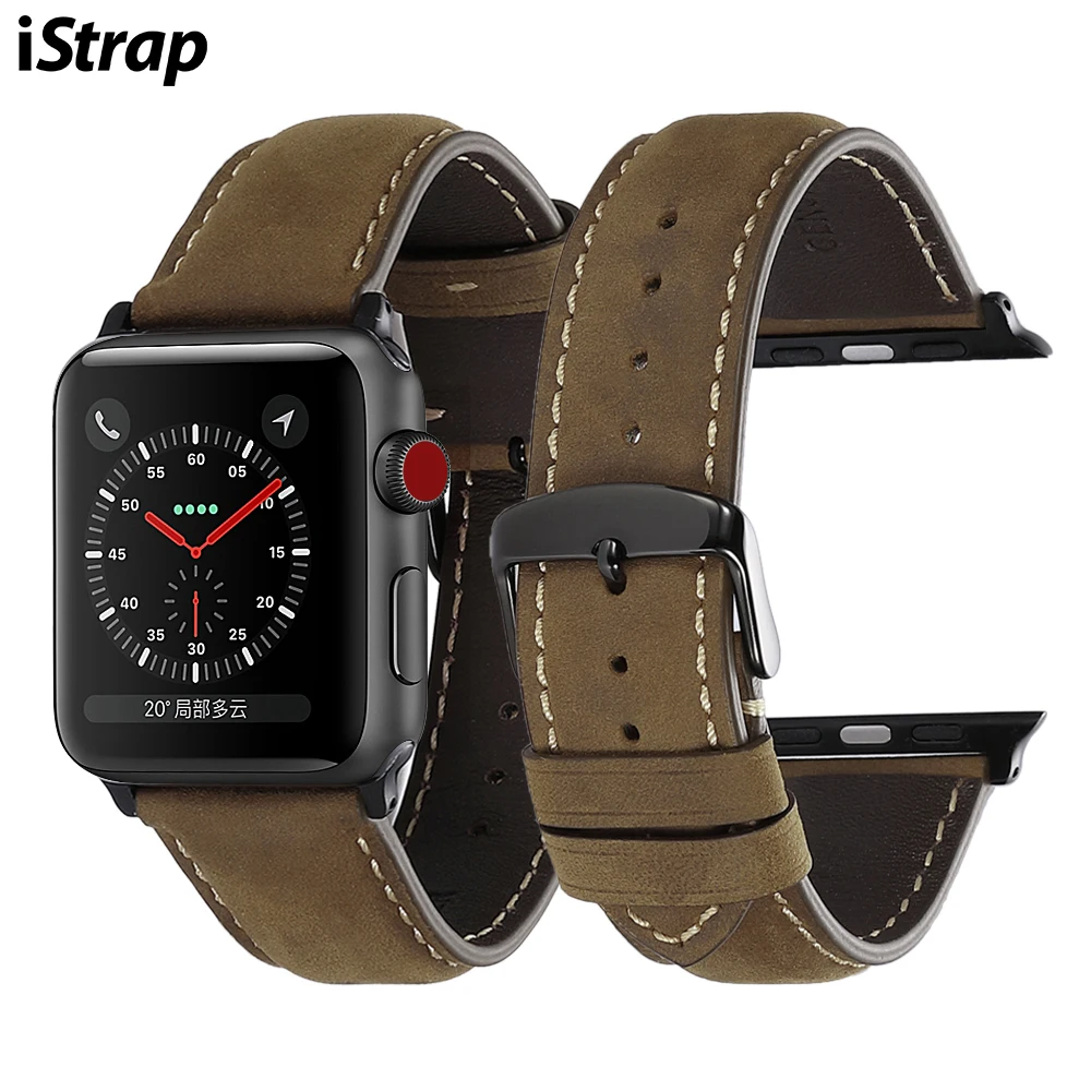 Кожаный ремешок для Apple Watch 1/2/3/4 38/40/42/44 мм|Ремешки часов| |