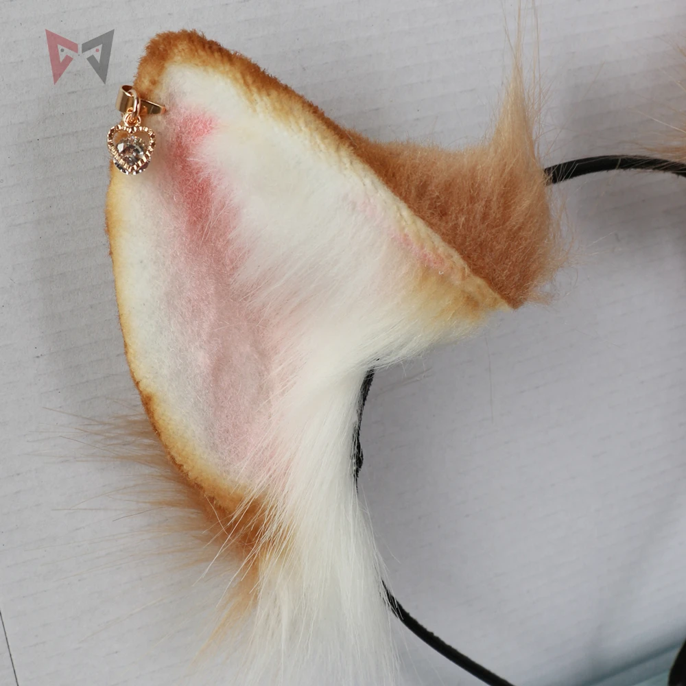 Ободок для волос Kc с кошачьими и чудовидными ушками обруч аксессуары ручного